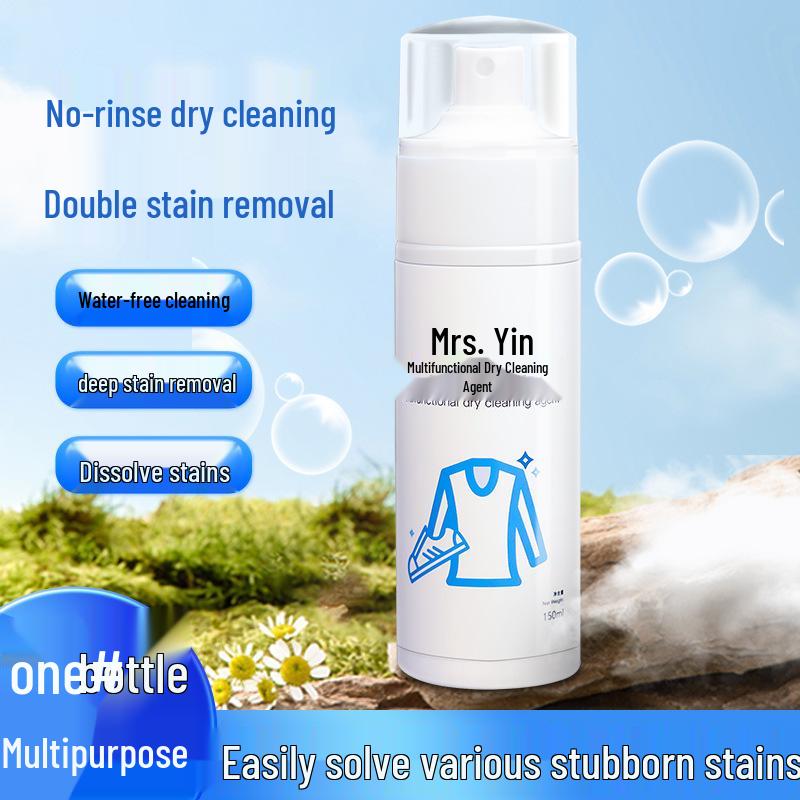 Mrs. Yin Multi-Purpose Shoe & Boot Cleaner: No-Rinse Stain Remover for Home Use & Strong Down Jacket Cleaner
