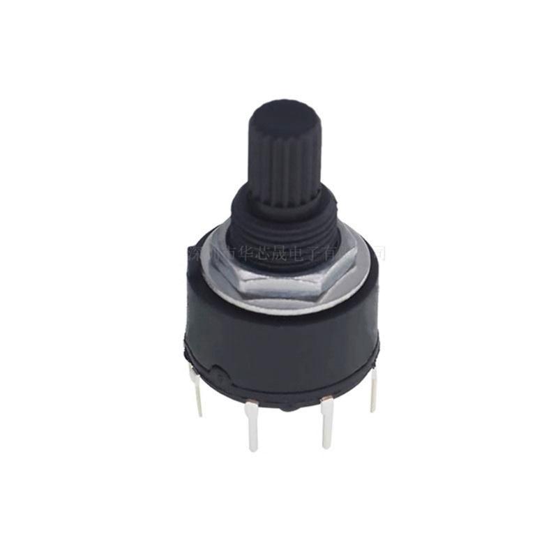 SR16 16mm Rotary Band Switches 15MM Shafts Plastic Flower Axes Band Switches