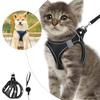Cat Harness And Leash Set Escape Proof For Small Medium Dog Cat Reflective Adjustable Kittens Puppies Chest Strap Pet Supplies