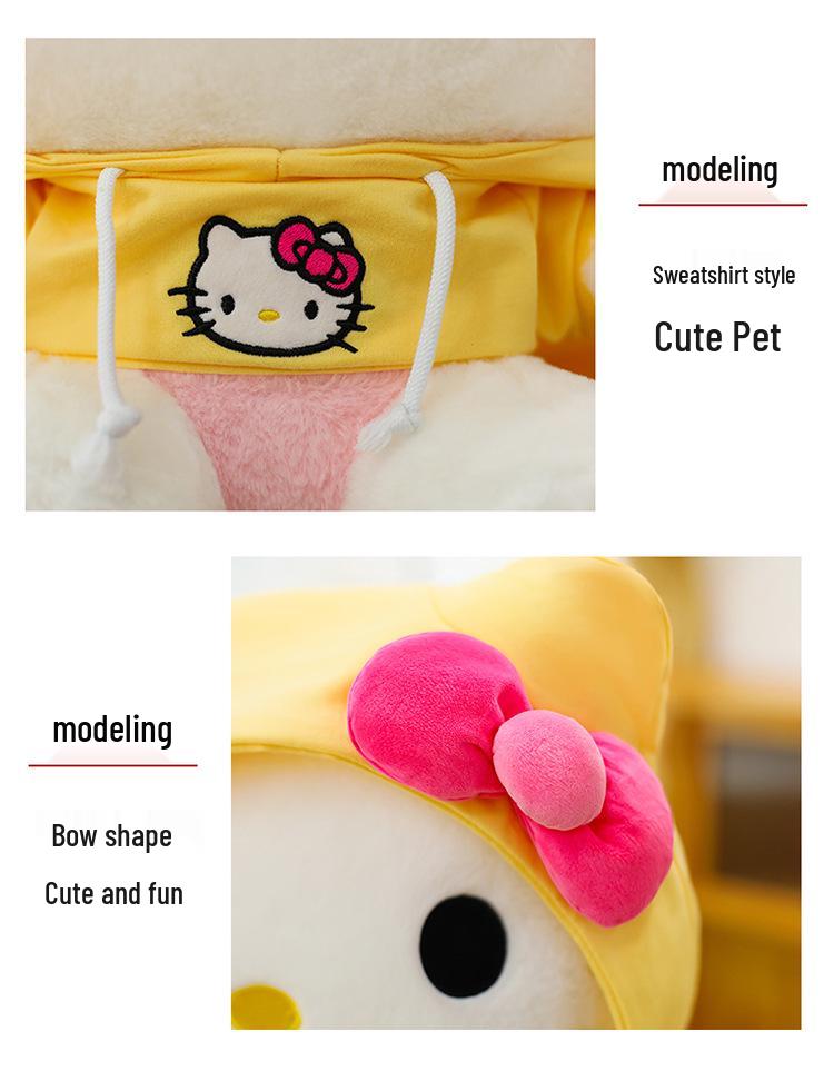 Grenzüberschreitendes Hello Kitty Plüschtier: Niedliches Verwandlungskissen & Geburtstagsgeschenk