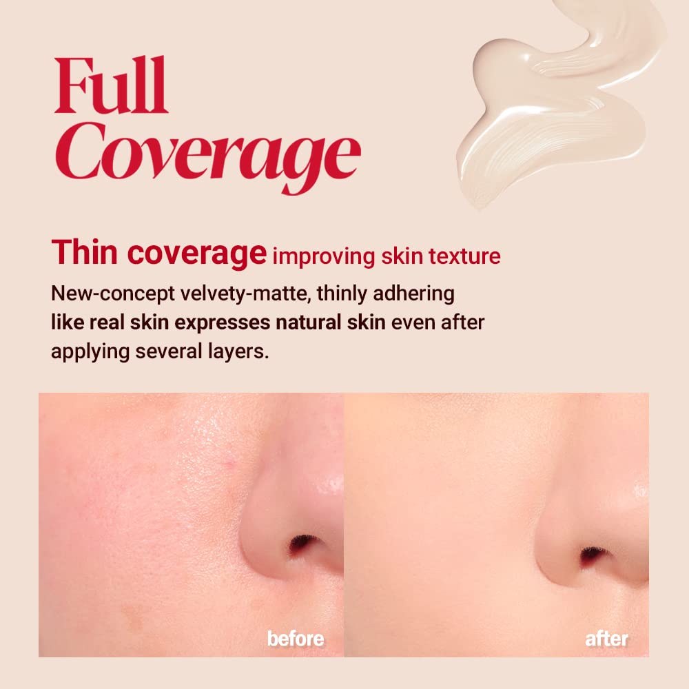 Espoir Pro Tailor Vegan Foundation Be Velvet SPF22 PA++ 30g (5 Optionen)