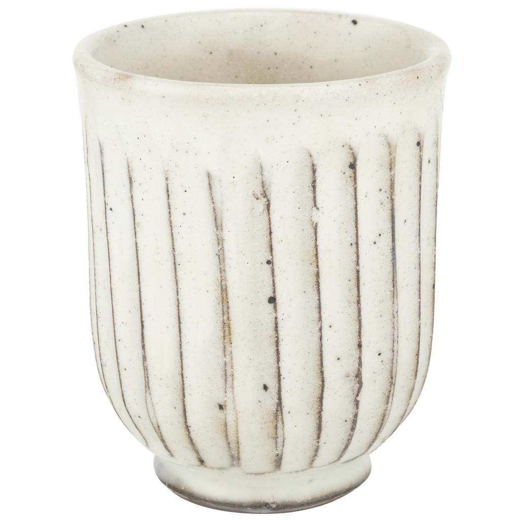 Tatara Finely Powdered Made in Product Number 10543 Teacup, 150cc, Sliced, Pottery, Japan,