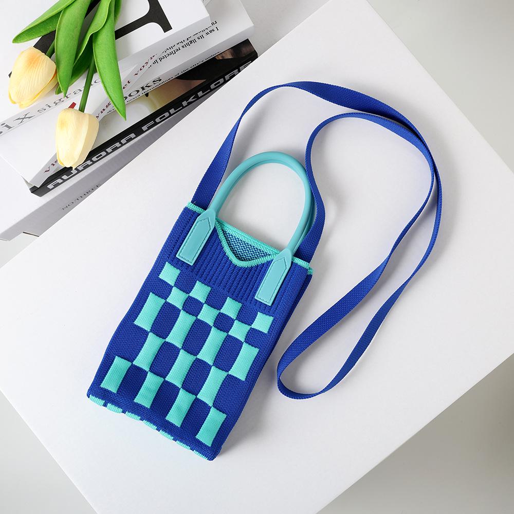 Korean Style 2024 Knit Tote & Crossbody Bag for Women