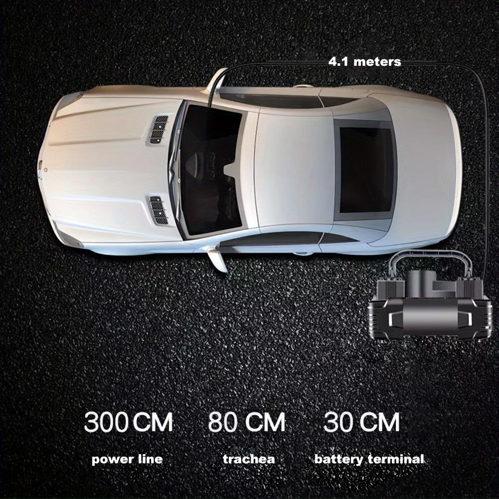 12V 150 PSI Air Compressor Tire Inflator Portable Powerful Dual Cylinder Air Pump, Used For Car Tires, Car Accessories, Automatic Tire Pump