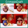 Beautifully Designed Metal Keychain Featuring Lucky Fortune Bag Premium Gift Idea