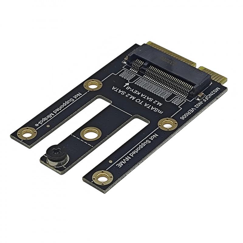 MSATA zu M.2 SATA SSD Adapterkarte, NGFF Erweiterung für 2230/2242 Modelle