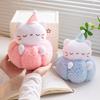 Kawaii Japan Bring Cat in Pumpkin Cat Plushie Stuffed Cute Kitten PLush Toys for Kids Girly Heart Plush DOll Toys for Kids