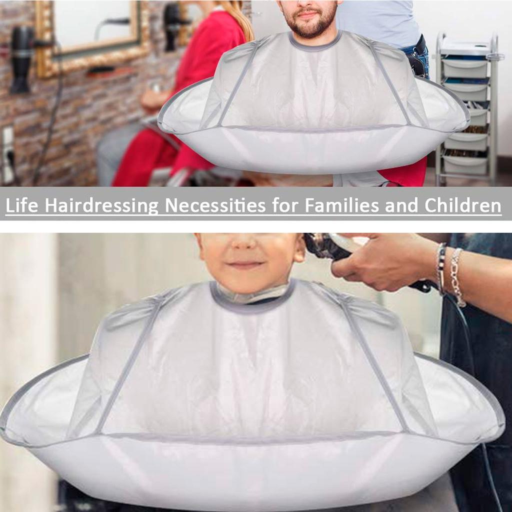 2pcs Hair Cutting Cloak Breathable Hair Cutting Hairdressing Cape Cover for Barber Shop