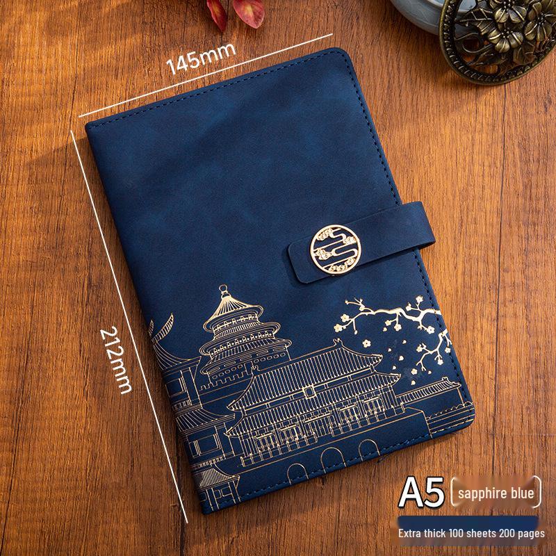 

Персонализированный подарочный набор бизнес-блокнота - Мягкая кожа, Плотная бумага для дневника, Идеально для использования в офисе