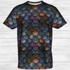 Snake Animal Scales Graphic T-shirt 3D Print Round Neck T Shirts Personality Street Cosplay Clothing Tees Tops Size XXS-6XL