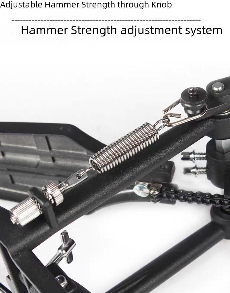 Aluminiumlegering Jazztrumma Enkelpedal Tillbehör