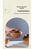 Acacia Wood Salad and Rice Bowl - Large Round Wooden Basin Tableware
