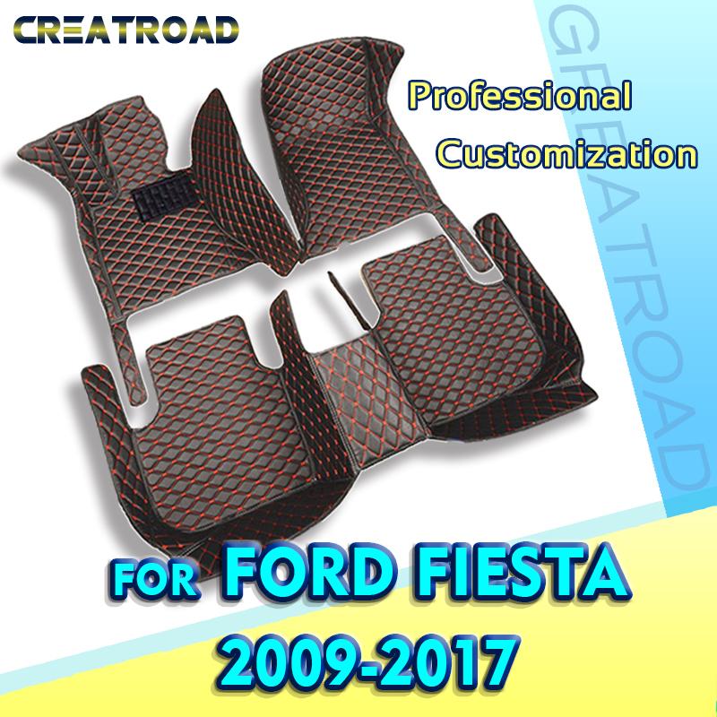 

Автомобільні килимки для Ford Fiesta 2009 2010 2011 2012 2013 2014 2015 2016 2017 Автомобільні підкладки для ніг Аксесуари для інтер єру 1PC only-BEIGE