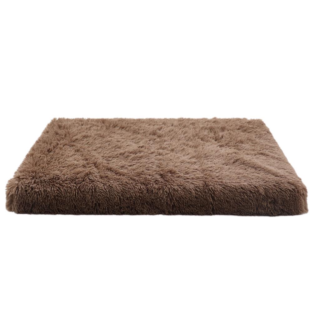 Plush Square Pet Bed - Deep Sleep Sofa for Dogs and Cats