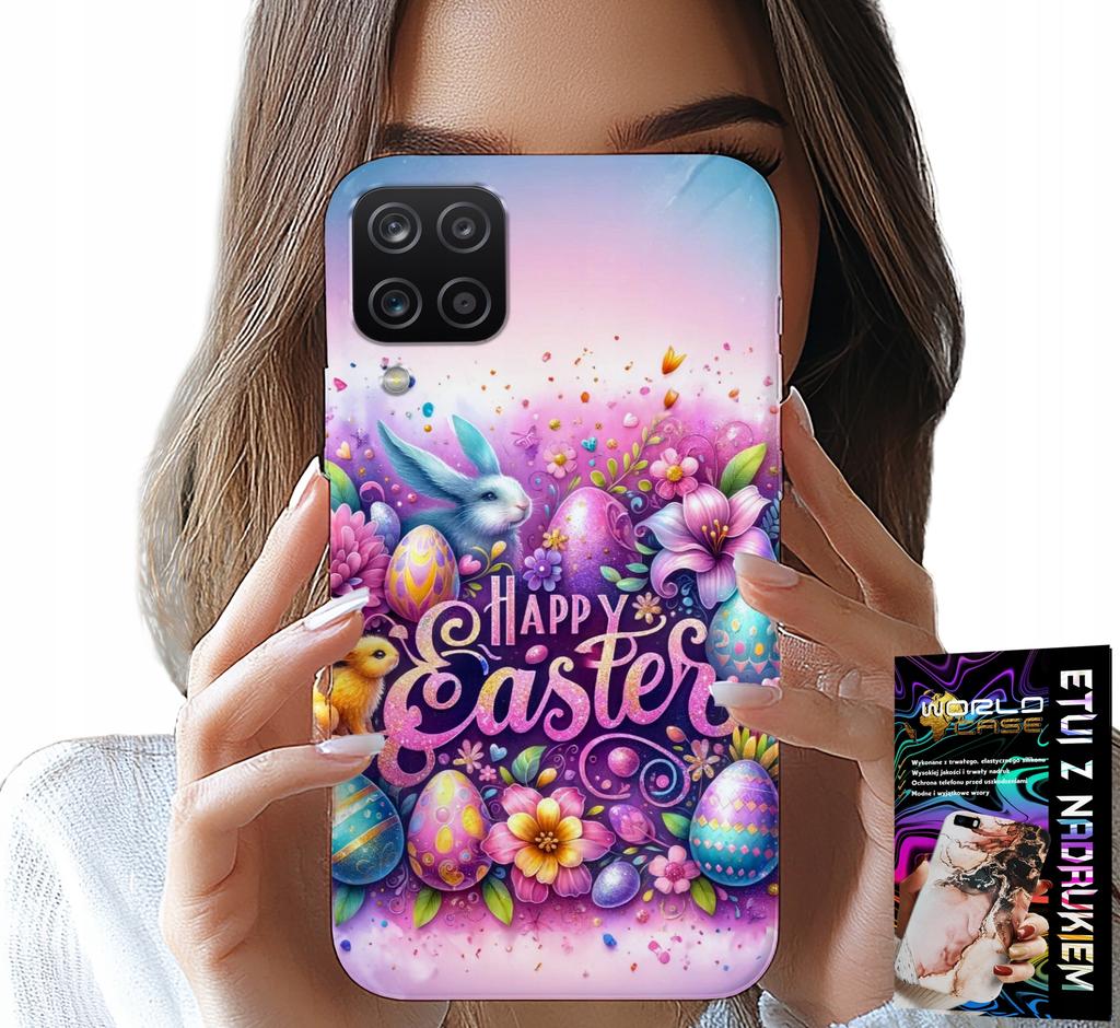 Etui Do Samsung Galaxy A22 5G - Wesołego Jajka, Wielkanoc, Pisanki Jajka