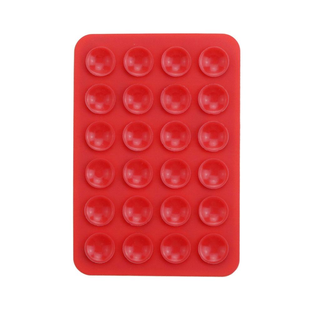 2PCS Silicone Suction Pad Back Sticker Suction Cup Mobile Phone Holder Silicone Mat Wall Stand Fixed For Glass Ceramic Tiles 6