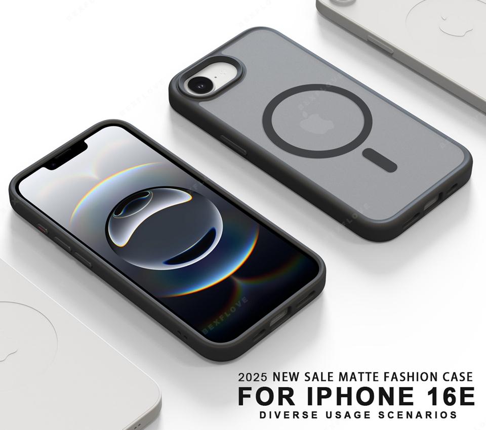 Custodia Magnetica per Telefono Per Per Iphone 16E 14 16 1 Plus 11 12 13 16 14 1 Pro Max Protezione Ricarica Wireless Cover Rigida