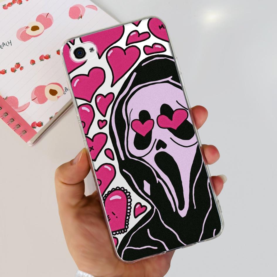For iPhone 4 Case 3.5" Cute Cartoon Leopard Transparent Silicone Soft Cover For iPhone 4s iPhone4 Funda iPhone4s Shockproof Capa