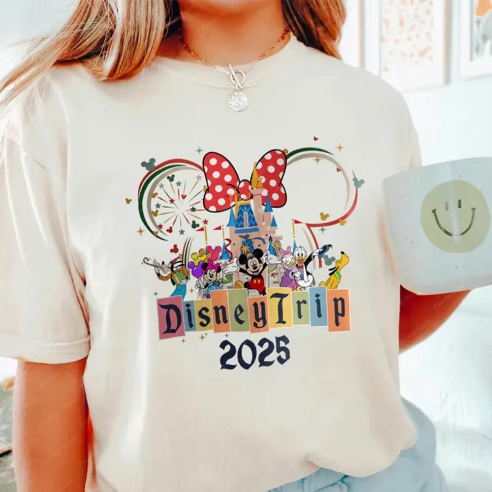 Korte Mouw Mickey Vrienden Minnie Donald Duck Daisy High Fly Pluto Print Ronde Hals Zomer Unisex Casual T-shirt Top