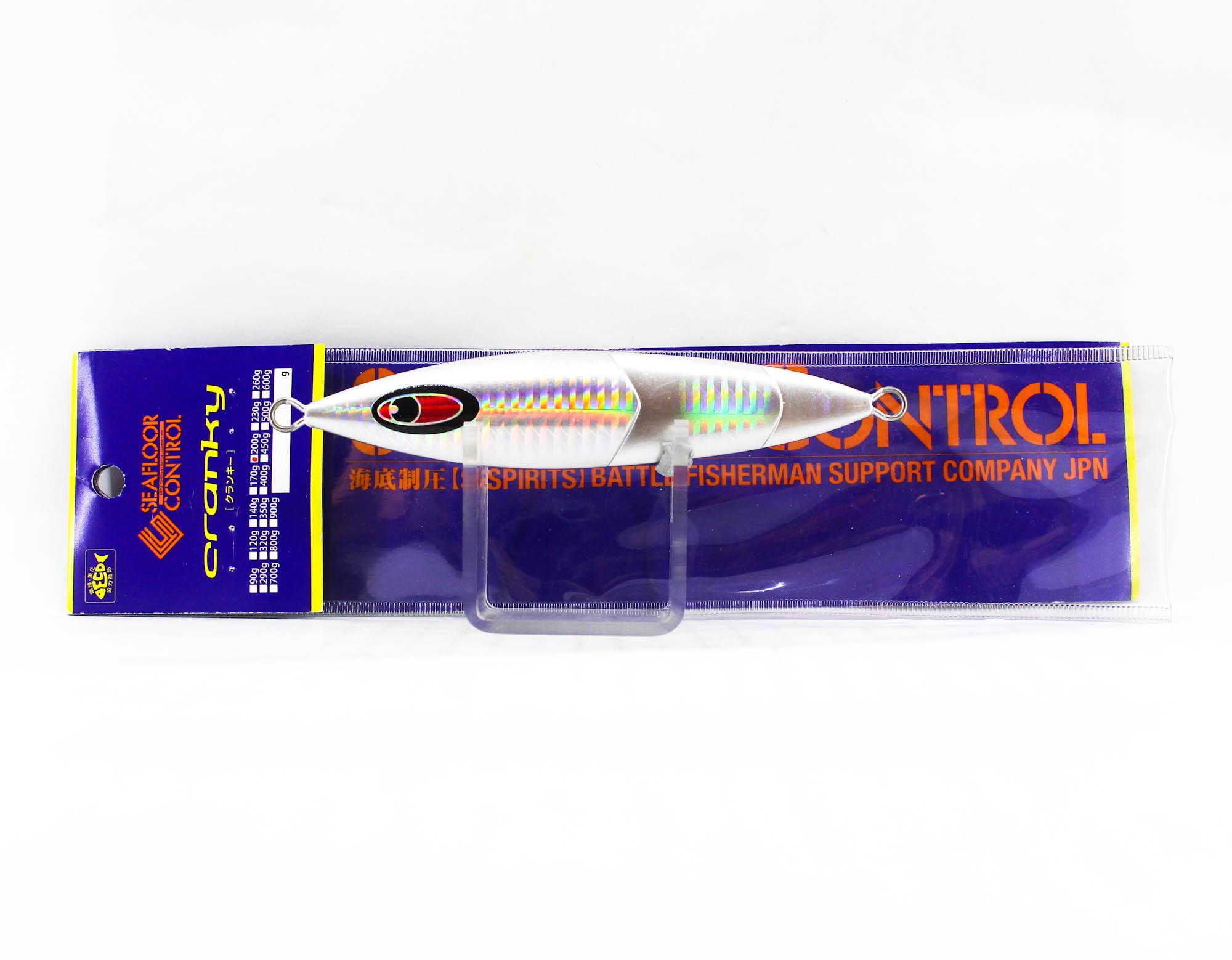 Seafloor Control Metal Jig Cranky 200 grams Silver (4485)