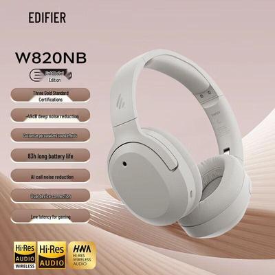 Edifier Auriculares Bluetooth W820NB Pro con Cancelación Activa de Ruido