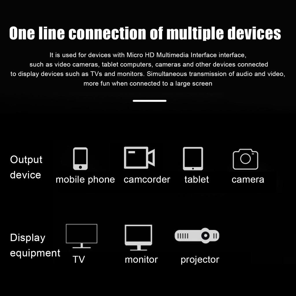 4K HD Multimedia Interface Cable Male to Male 18Gbps High Speed 4K 60Hz HD Knit   HD Multimedia Interface Adapter Cable