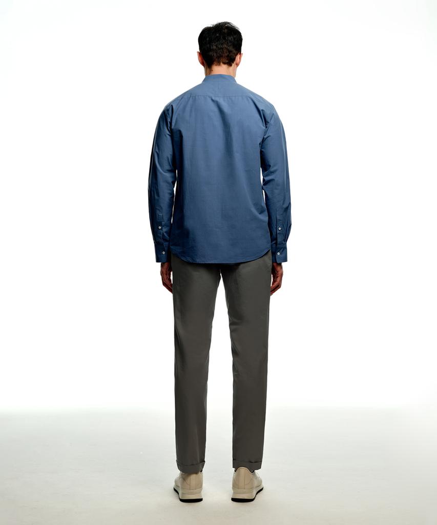 SOLEW Bio-Washed Tapered Chino Pants_Charcoal
