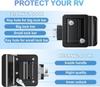 RV Lock All Metal Camper Door Lock Portable RV Entry Door Lock with Built-in Deadbolt for Camper Horse Trailer Cargo Hauler