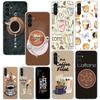 Coffee Wine Cup Phone Case For Samsung Galaxy A15 A25 A35 A55 A14 A24 A34 A54 A13 A23 A33 A53 A12 A22 A32 A52 A05S A04S A03S