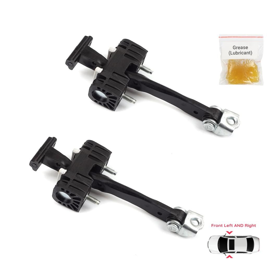 EDP1238-1 2 Pieces Front Left Right Door Catch Hinge Brake Stop Check Strap Limiter for Chevrolet Vauxhall Opel Zafira B Family 2005-2014 13227947