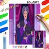 Oil Painting Kit Painting Aristocratic Lady With Cat Home Bedroom Wall Decor Gift
