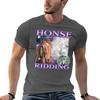 Honse Ridding Tshirt Casual Holiday Short Sleeve Tee
