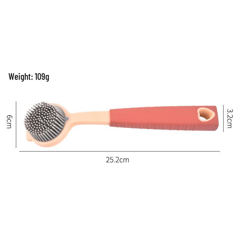 Long-Handled Kitchen Pot Scrubbing Brush Artifact
