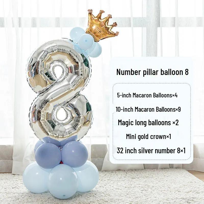 Złote Balony z Cyframi na Urodziny i Imprezy