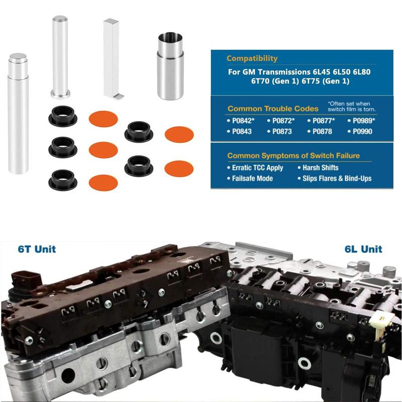 124740-TL30 Druckschalter Einbauwerkzeugsatz Funktioniert mit F/124740-30K, für GM Getriebe 6L45 - 6L90 & 1. Gen 6T70 6T75