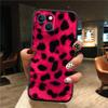 IK43 Leopard Printing Pink Phone Case for Samsung Galaxy S20 S21 S22 Ultra FE + Plus A21S A22 A24 A25 A26 A30 A30S A31