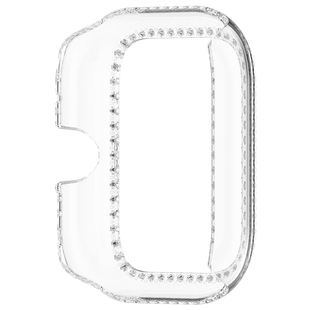 For vivo Watch GT/iQOO Watch GT Clear Watch Case Rhinestone Decorative Hollow Design PC Watch Cover