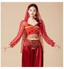 Indian Dance Costume Exotic Dance Performance Jasmine Princess Single Top Female
