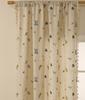 Boho Curtain Daisy Embroidered Farmhouse Window Treatments Beige Floral Curtain Rod Pocket Light Filtering Living Room Bedroom