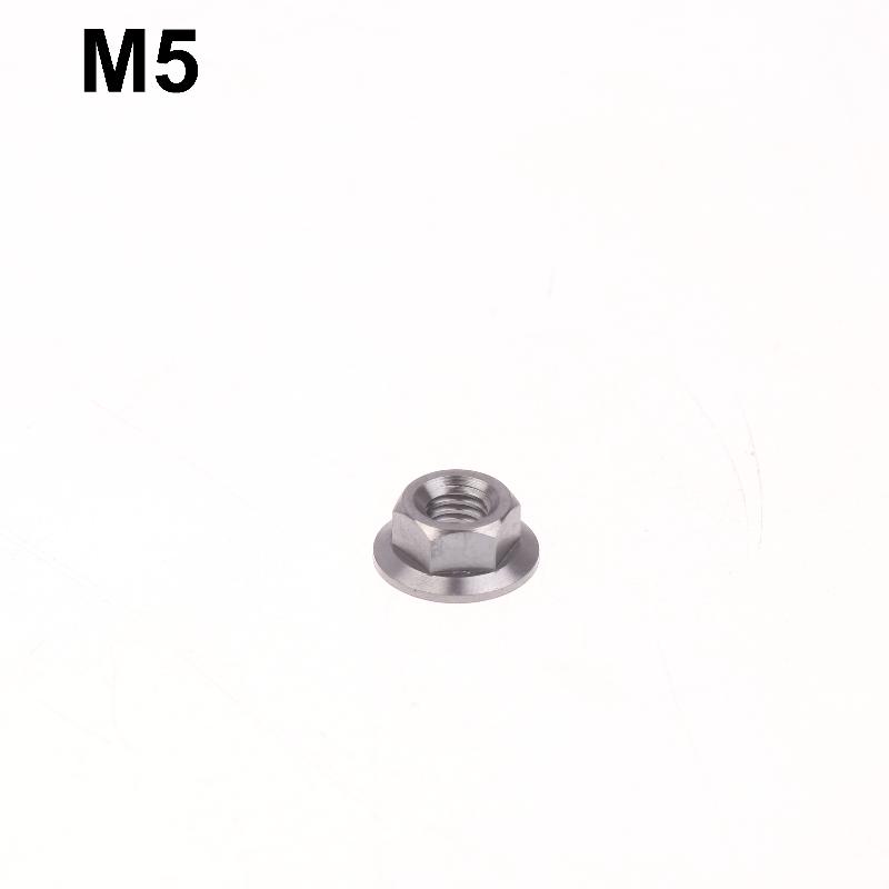 1 Pcs Motorcycles Titanium Hex Flange Hexagon Nuts M5 M6 M8 M9 M10 M12 For Motorcycles And Motorbikes