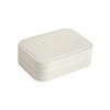 Compact Jewelry Storage Box with Multiple Compartments for Rings, Earrings, and Necklaces - Stylish