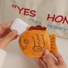 2025 Taiyaki Cartoon Plush Coin Purse - Cute Storage Bag for Kids' Coins, Earphones & Cables