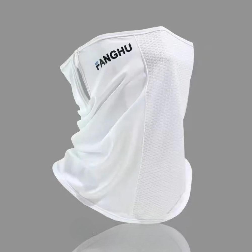 

Outdoor Sports Face Mask – Neck Gaiter and Scarf with Ear Hooks for Cycling, Hiking, Running – Balaclava Cover белый