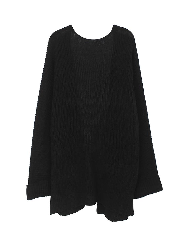 Women's Fashion Plush Zipper Long Sleeve Stitching Warm Sweater Tops Coat Winter