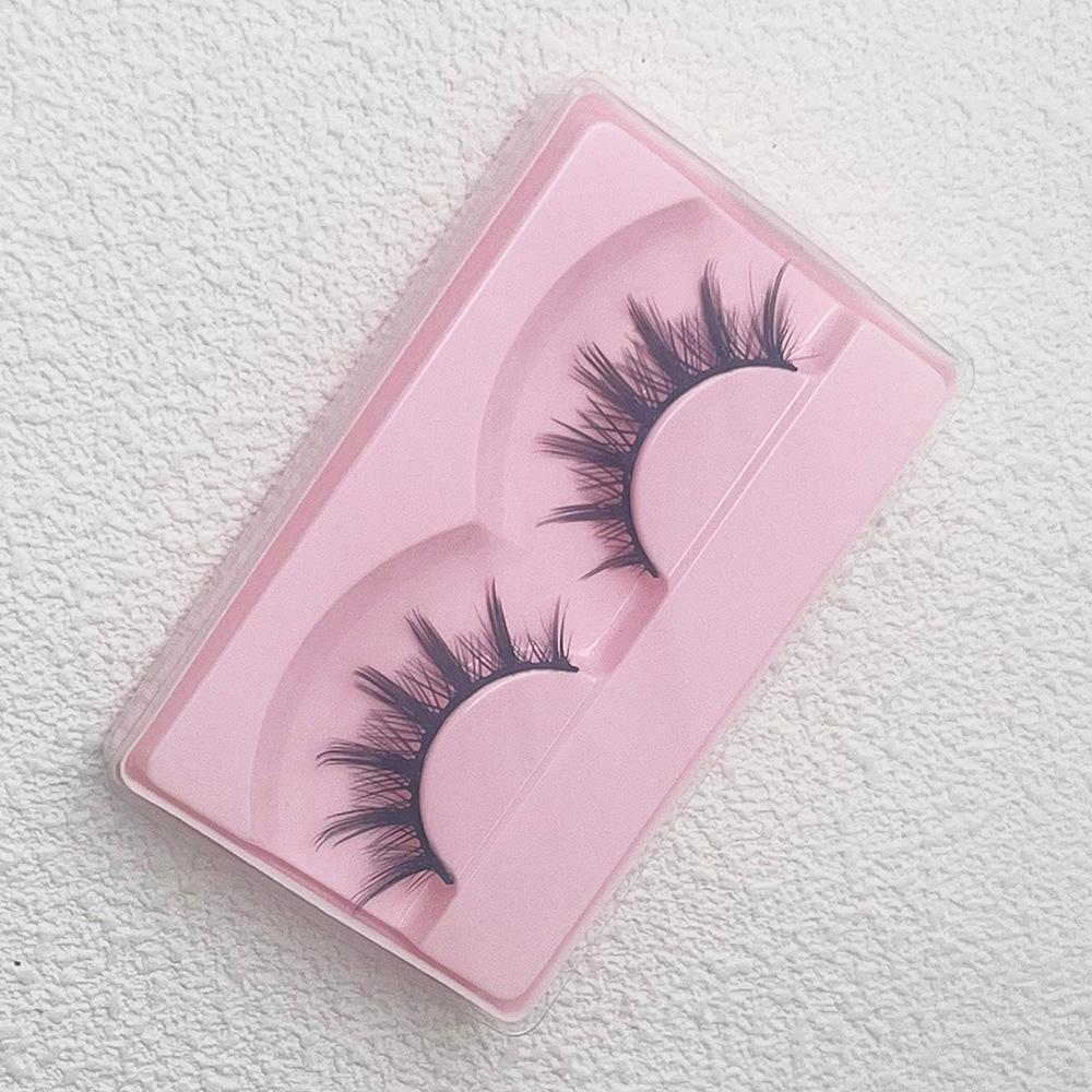Barbie Manga Thick Devil Cosplay False Eyelashes - Natural Cotton Thread, European American, One-Piece Thai Style
