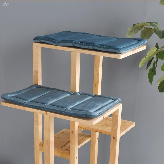 NATURAL SIGNATURE Cat Tower Cushion Set of Pet Friendly Ivory Cut-hus 2, Material,