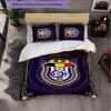 Biancheria da Letto a Tema FC Anderlecht Set 3 Pezzi Copripiumino Biancheria da Letto Decorativa Per Stanza Adolescenti Decorazione Casa