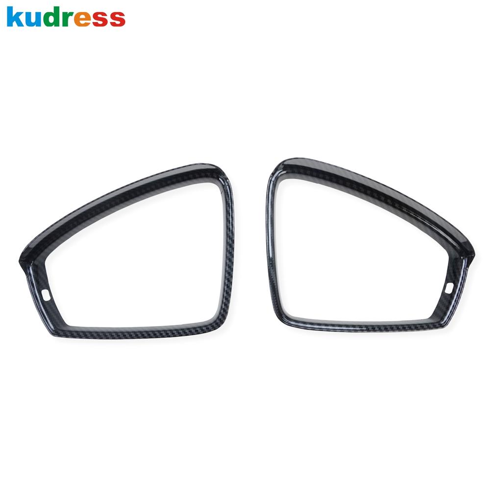 Rearview Mirror Eyebrow Cover For Volkswagen VW Tiguan MK2 2017-   Chrome Side Mirrors Rain Shield Sun Visor Trims