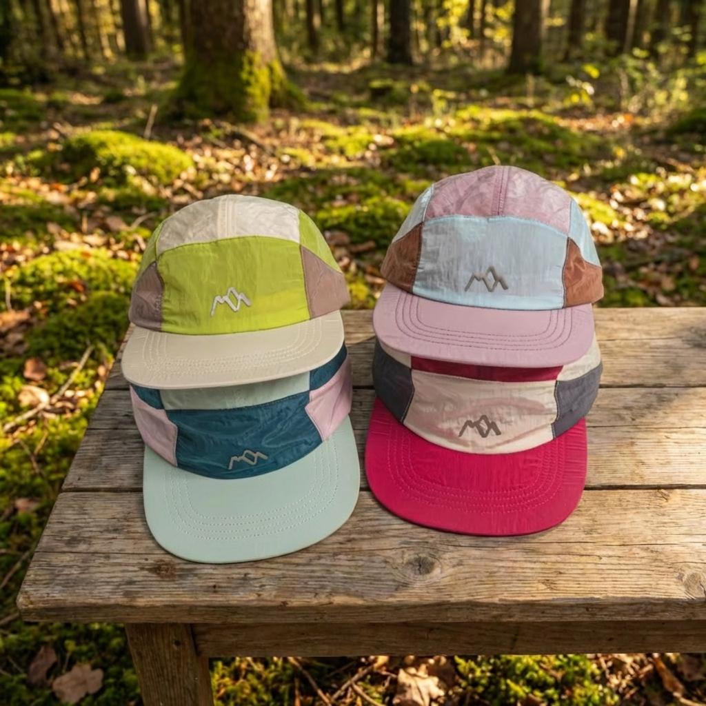 High Quality Fashion 5-Panel Camping Hats Quick-Drying Adjustable Sunshade Cap Thin Japanese Style Flat Brim Baseball Cap Unisex