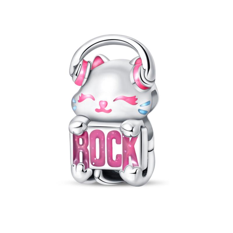 Copper Metal Princess Powder Series Elegant Exquisite Daily Bow Sweet Charm Bead Components Bead Components Compatible With Pan Authentic Original